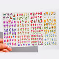 Watercolor Floral Nail Water Decals | Tulip Lavender Flower Slider Stickers