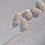 White Butterfly Nail Sticker 3D Adhesive Decals MS570