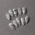 White Swan Nail Art Stickers Adhesive Slider Swan Flower Sticker Decals M327