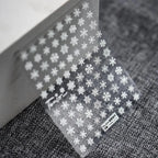 Winter Snowflake Nail Art Stickers 3D Snowflakes Adhesive Sticker Decals TS214