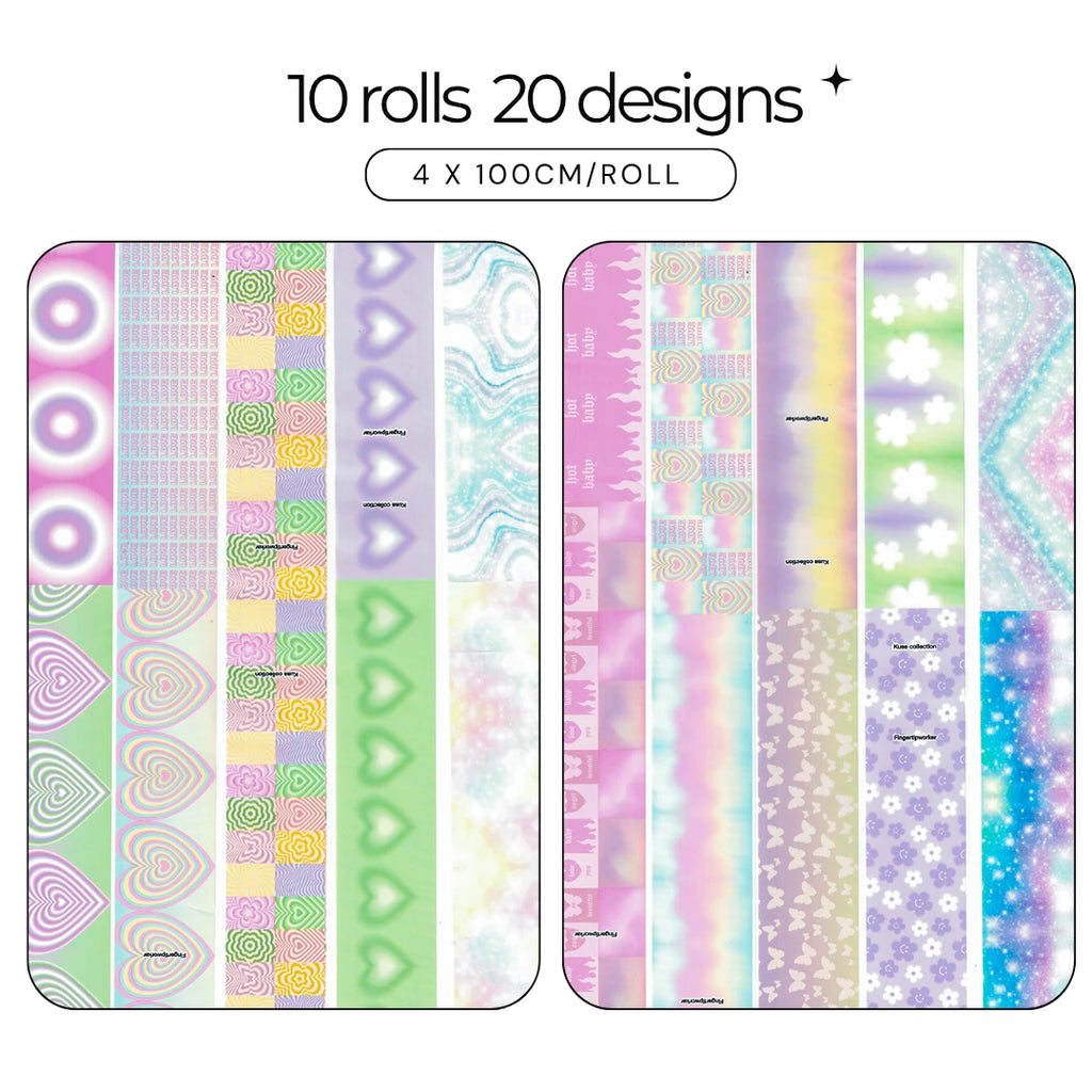 Y2K Dreamscape Nail Foil Collection - 382