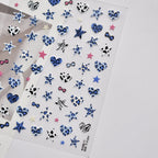 Y2K Leopard Print 5D Nail Stickers | McBling Animal Print Nail Art 5213