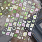 Y2K Airbrush Lucky Clover & Bunny Nail Stickers