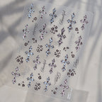 Y2K Bling Leopard Print & Cross Nail Stickers 6031