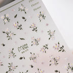 Yellow Flowers Nail Art Stickers Adhesive Wild Flower Sticker Decals MN379