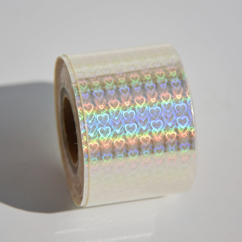 120m Clear Holographic Nail Transfer Foils