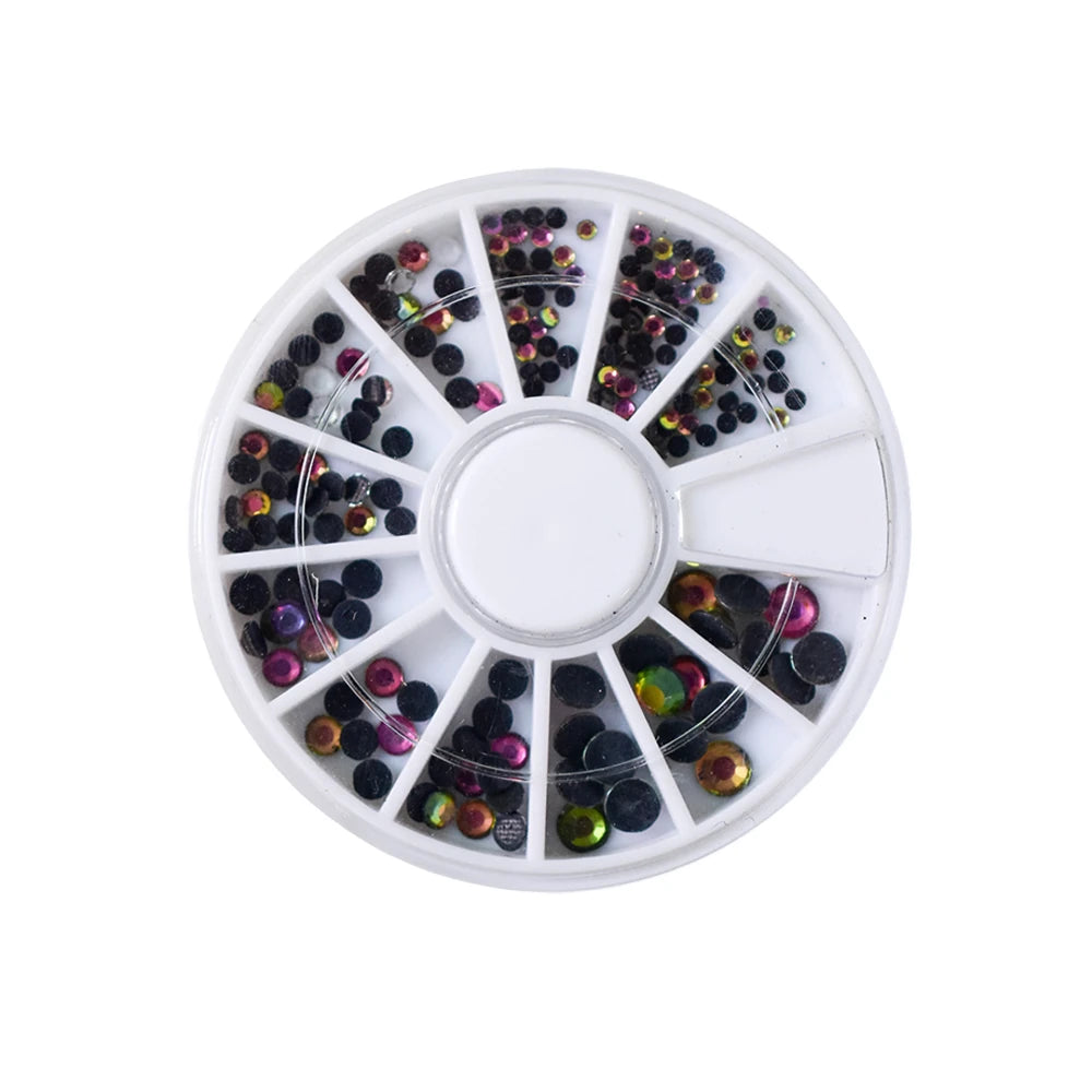 1pack 3D Nail Rhinestones - Random Color