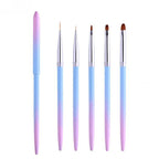 5pcs Nail Art Painting Liner Brush Set - Nail MAD