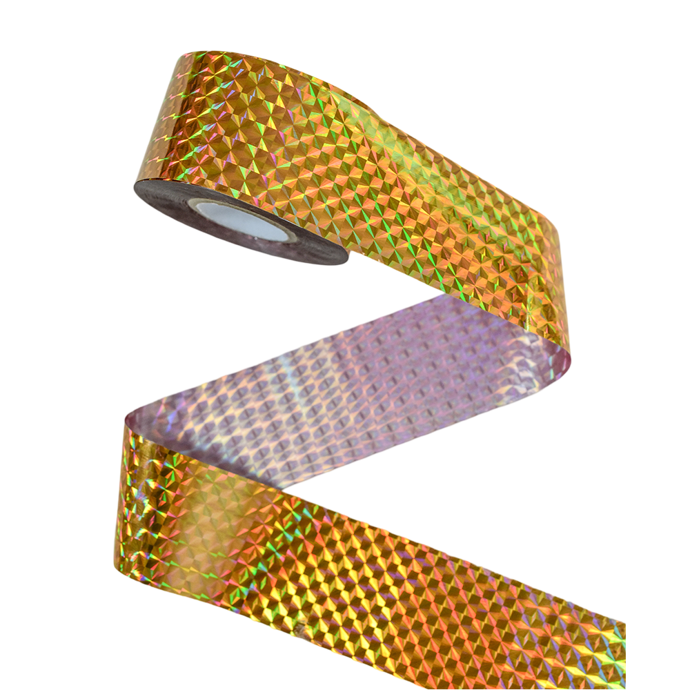 120m Holographic Geometric Diamond Pattern Nail Transfer Foil 804