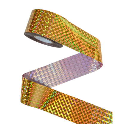 120m Holographic Geometric Diamond Pattern Nail Transfer Foil 804