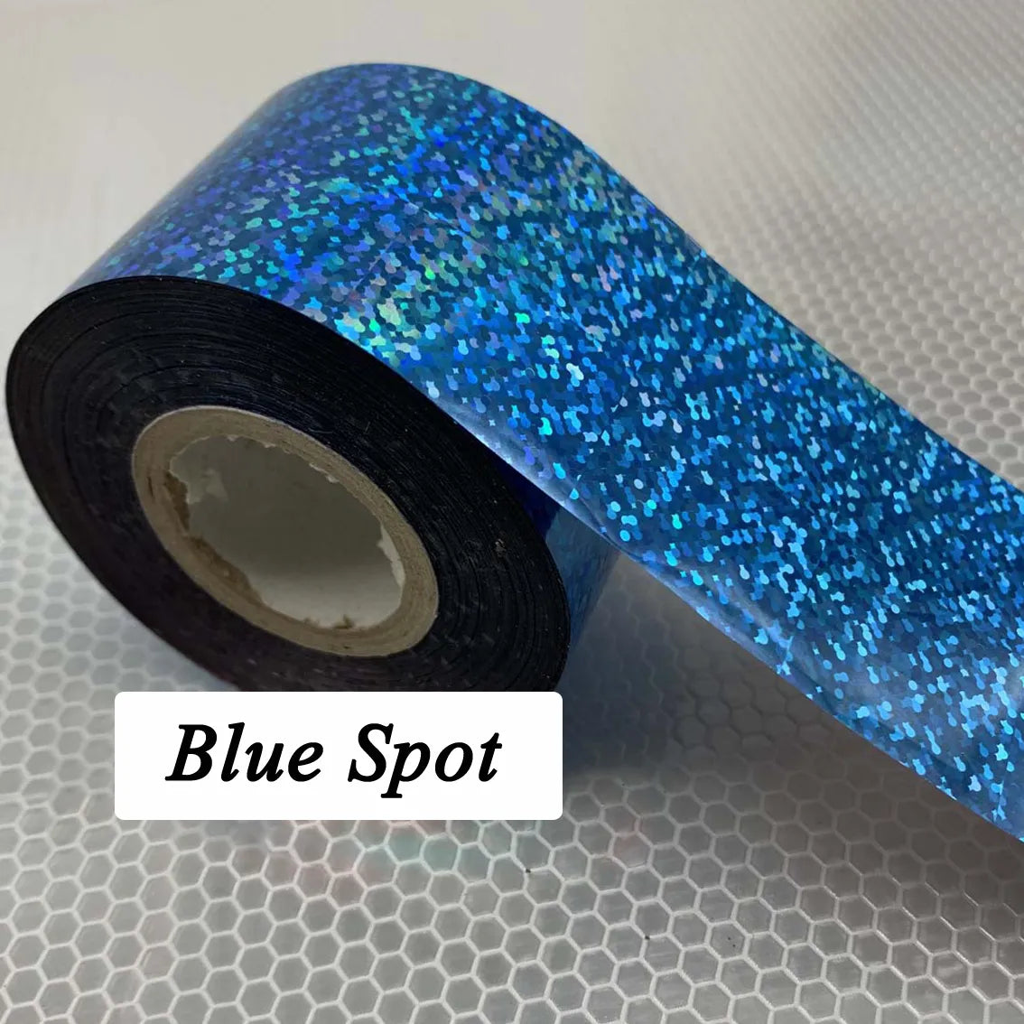 120m Holographic Metal Colors Crushed Glitter Spot Nail Foil Roll 838