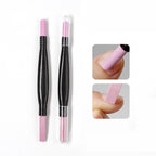 Dual-End Quartz Cuticle Pusher & Nail File Pen