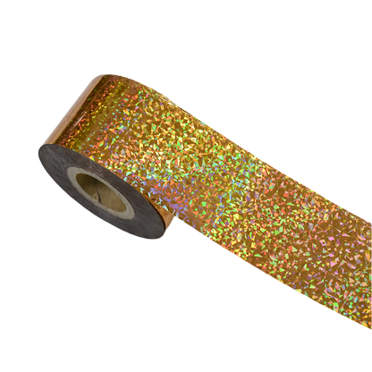 120m Holographic Shattered Glass Nail Foil Laser Nail Art Transfer Sticker 819