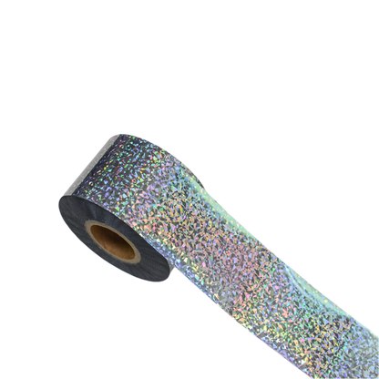 120m Holographic Shattered Glass Nail Foil Laser Nail Art Transfer Sticker 818