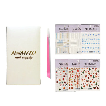 Christmas 5D Nail Art Sticker Kit