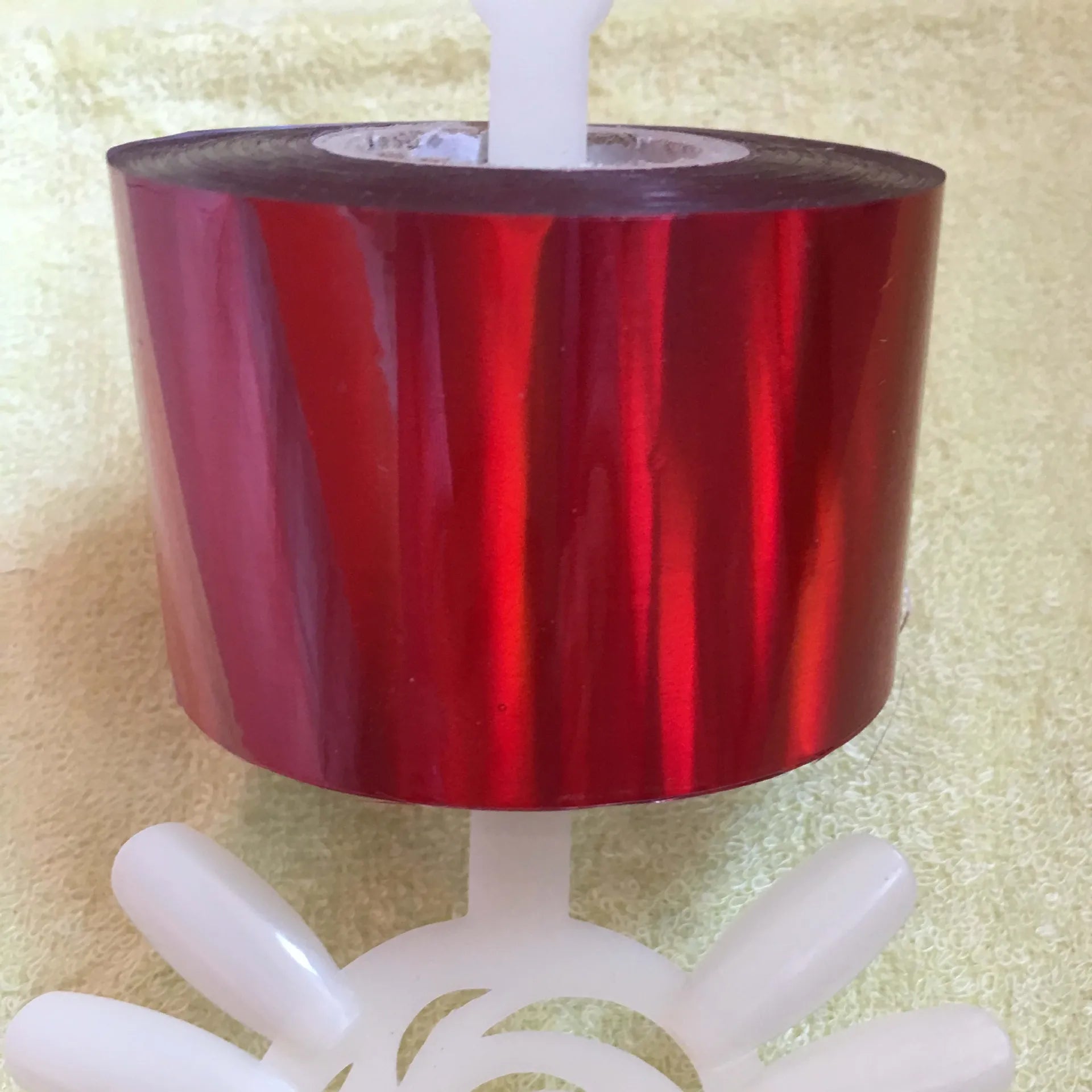 120m Holographic Aurora Nail Foil - Iridescent Chrome Mirror Effect Transfer Paper