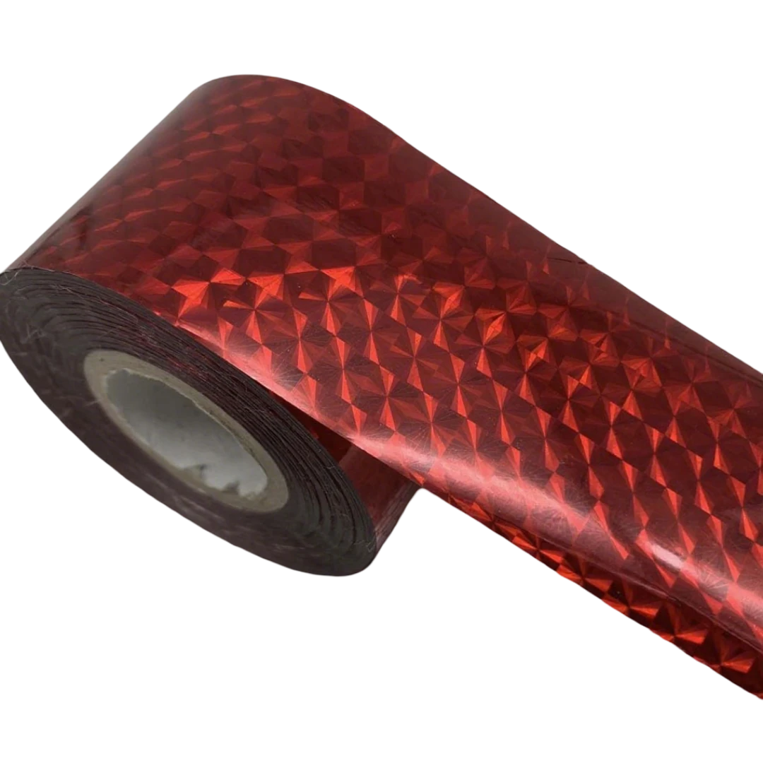 120m Holographic Geometric Diamond Pattern Nail Transfer Foil 804