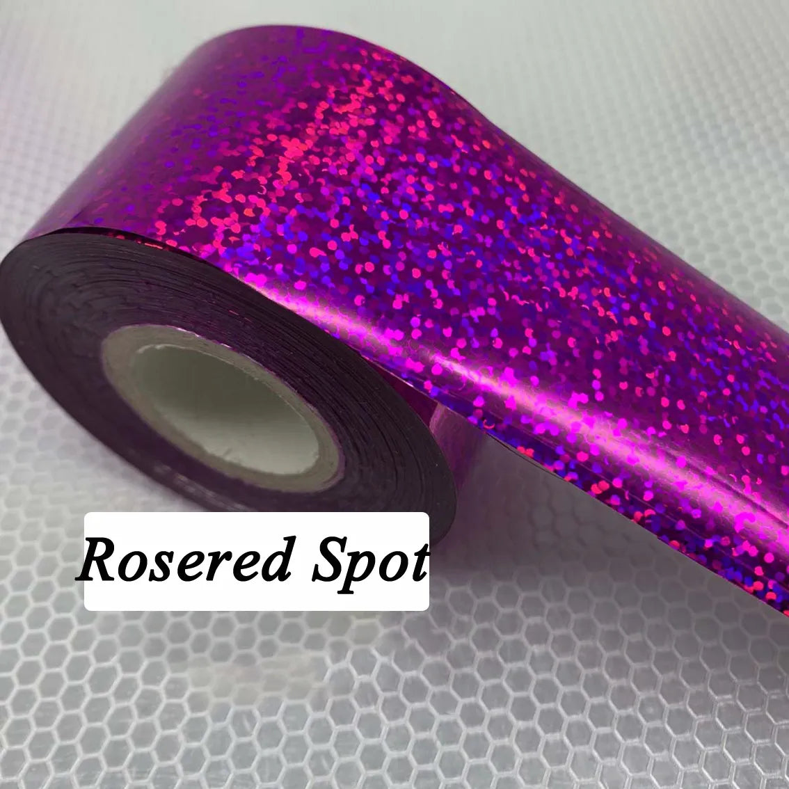 120m Holographic Metal Colors Crushed Glitter Spot Nail Foil Roll 838