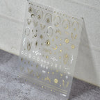 Celestial Nail Stickers Gold Silver Sun Moon Star Boho Decals 1880