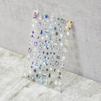 Christmas Nail Art Stickers Snowflake Snowman Adhesive Embossed Sticker Decals to2446