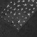 Silver Star Nail Art Stickers Metal Gold Stars Adhesive Embossed Sticker Decals to2466 Silver
