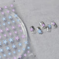 Colorful Star Nail Art Stickers Adhesive Stars Sticker Decals DIY Manicure Accessories to2720 embossed