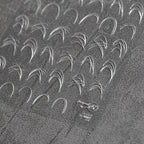 French Line Nail Art Stickers Adhesive Bending Line Embossed Sticker Decals White to3007 