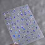 3D Mermaid Tail Nail Stickers – UltraThin Ocean Vives Nail Art Decals 