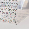 Aurora Shell Light Butterfly Nail Art Stickers Adhesive Embossed Scalewing Sticker Decals to3422 embossed
