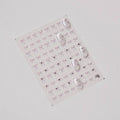 Bow Design Nail Art Stickers Adhesive Embossed Pink Bow Sticker Decals to3603 Laser Pink