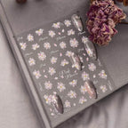 Iris Flower Nail Stickers Embossed Sakura Petal Nail Decals Self-Adhesive DIY Nail Supplies to3822