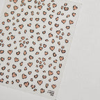 Leopard Print Nail Art Stickers Heart Shape Adhesive Embossed Sticker Decals to4516
