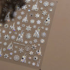 Magical Castle & Snowflake Holographic 3D Nail Stickers to4793