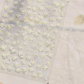 Daisy Flower Nail Art Stickers Adhesive Embossed Floral White Sticker Decals to4877 with shell light