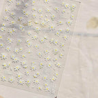 Daisy Flower Nail Art Stickers Adhesive Embossed Floral White Sticker Decals to4877 with shell light