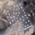 Gingham 5D Nail Stickers | Pop Star & Cherry Nail Art