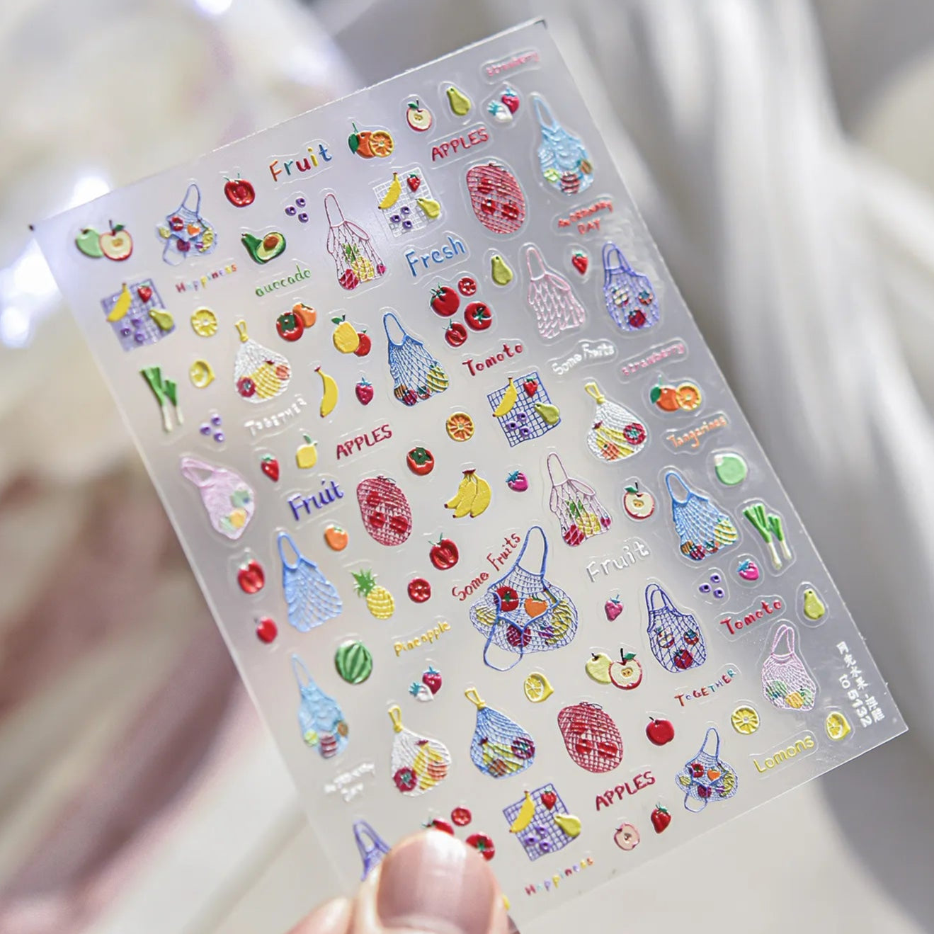 3D Ultra-Thin Beach Nail Stickers – Bikini, Sunglasses & Summer Nail Art Designs