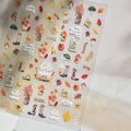 5D Fall Pumpkin Nail Stickers | Cozy Autumn & Thanksgiving Embossed Nail Decals 5195