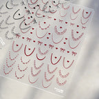 Lace French Tip Nail Stickers 5519