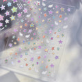 Holographic Star Nail Stickers - Y2K Kawaii DIY Nail Art Decals 5561