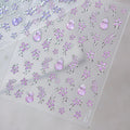 5D Opal Gourd & Flower Nail Stickers 5620