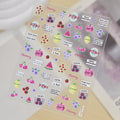 Kawaii Summer Drink & Fruit Nail Stickers 5906