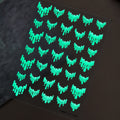 Glow in the Dark Slime Drip Nail Stickers - Luminous Neon French Tips