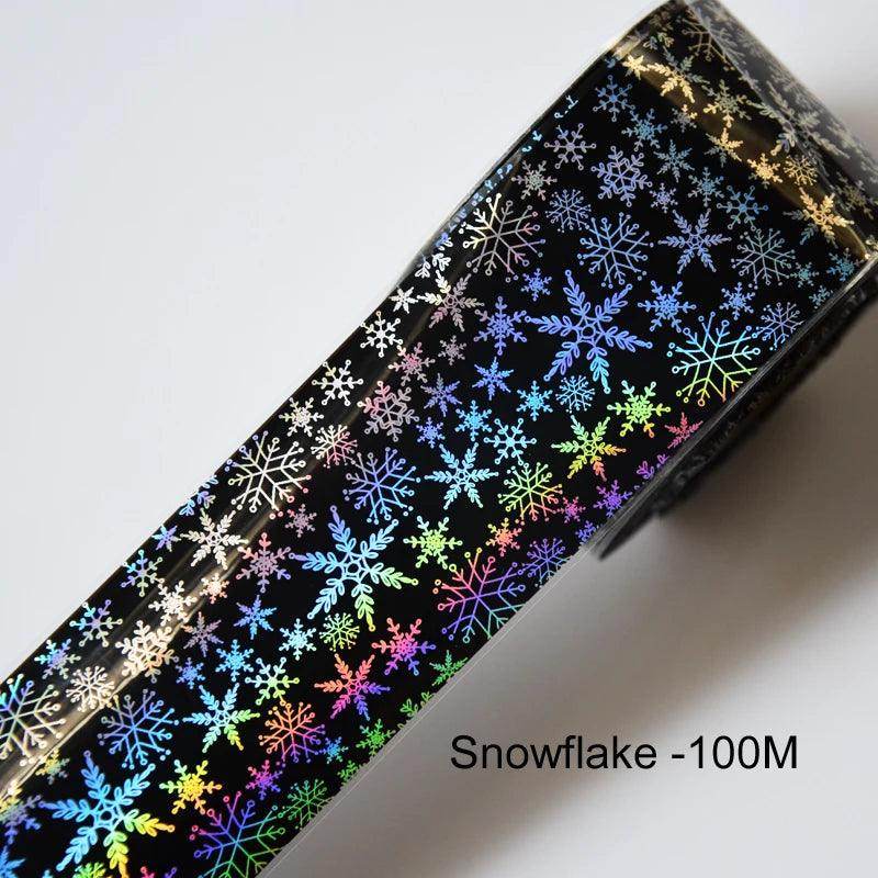 100Mx4cm Marble Shell Nail Art Transfer Foil Paper - Nail MAD