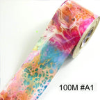 100Mx4cm Marble Shell Nail Art Transfer Foil Paper - Nail MAD