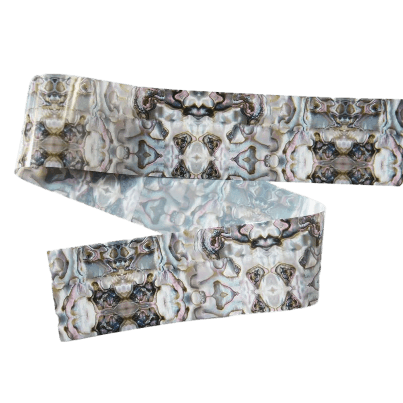 100Mx4cm Marble Shell Nail Art Transfer Foil Paper - Nail MAD