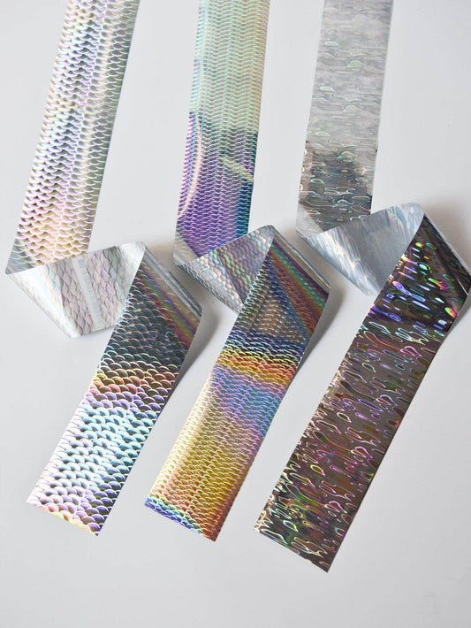10rolls 50cm Nail Foils Laser Nail Transfer Metal Paper - Nail MAD