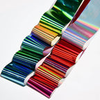 10rolls 50cm Nail Foils Laser Nail Transfer Metal Paper - Nail MAD