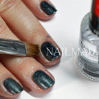 1pc Nail Art Flat Brush Cuticle Clean Up Brush UV Gel Polish Brush - Nail MAD