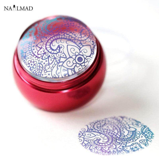 2pcs/set 3.6cm Clear Jelly Stamper - 3 colors - Nail MAD